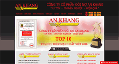 Desktop Screenshot of doinoankhang.com